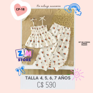 Conjunto con palazo.--CP-18