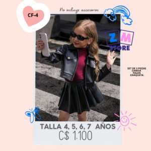 Conjunto con falda.--CF-4