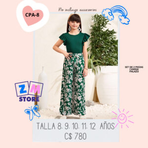 Conjunto con palazo.--CPA-8
