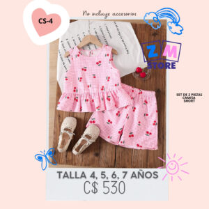 Conjuntos con short.--CS-4