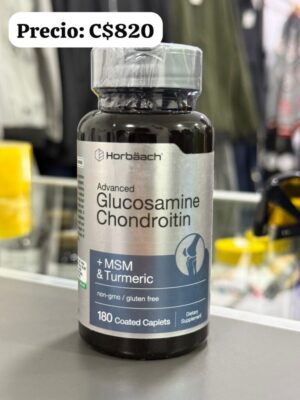 GLUCOSAMINA + CONDROITINA + MSM + CÚRCUMA – Horbaach