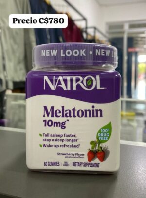 Gomitas de melatonina 10 mg. (60 gomitas)