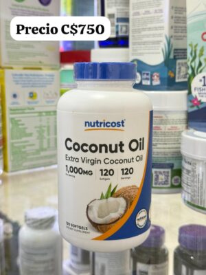 Aceite de coco extra virgen 120 softgels