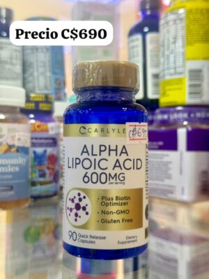 Ácido Alfa lipoico -Carlyle.