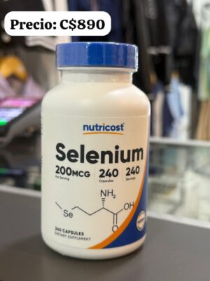 Selenio 200 MCG Nutricost.