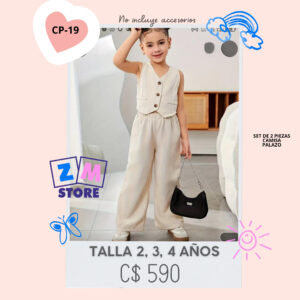 Conjunto con palazo.--CP-19