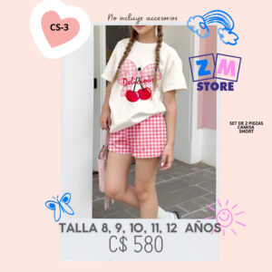 Conjunto con short.--CS-3