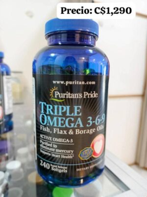 Triple omega 3-6-9 puritans pride