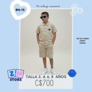 Conjunto con short.--BN-15