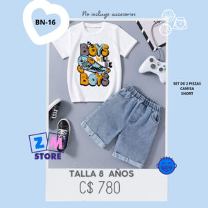 Conjunto con short.--BN-16