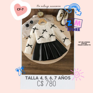 Conjunto con falda--CF-7
