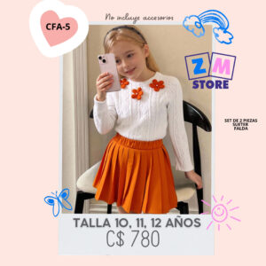 Conjunto con falda--CFA-5
