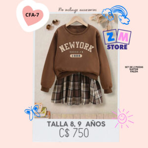 Conjunto con falda--CFA-7