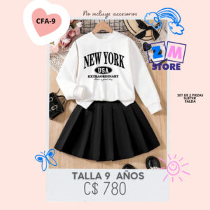 Conjunto con falda--CFA-9