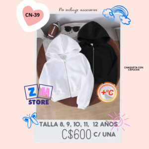 Chaqueta con capucha.--CN-39
