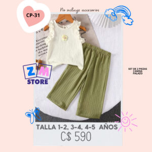 Conjunto con palazo.--CP-31