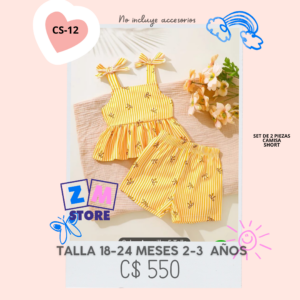 Conjunto con short.--CS-12
