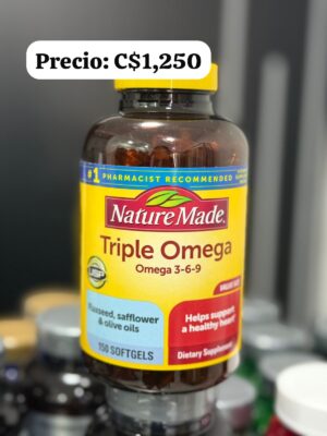 Triple Omega 3-6-9 (150 Softgels) – Nature Made