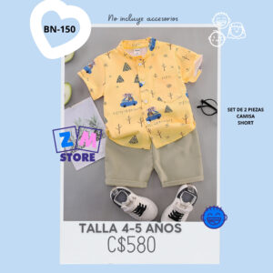 Conjunto con short BN-150