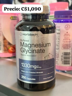 Glicinato de magnesio. (1330 mg)