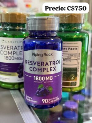 Resveratrol complex 1800 mg 90 cápsula