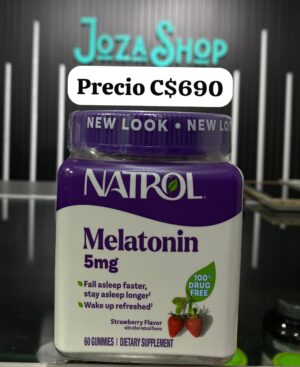 Melatonina de 5 mg de 60 gomitas