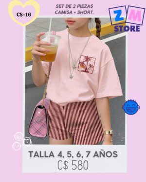 Conjunto con short.--CS-16
