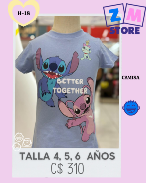 Camisa de stitch--H-18