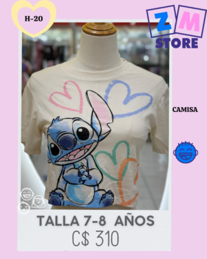 Camisa de stitch--H-20