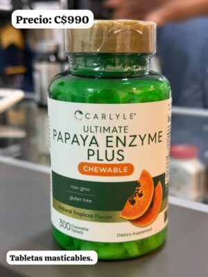papaya enzyme plus masticable