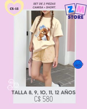 Conjunto con short.--CS-15