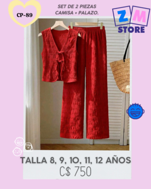 Conjunto con palazo.--CP-89