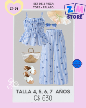 Conjunto con palazo.--CP-74