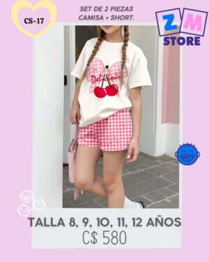 Conjunto con short.--CS-17