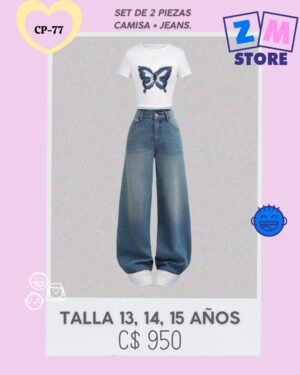 Conjunto con jeans,--CP-77