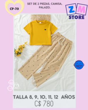 Conjunto con palazo.--CP-70