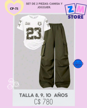 Conjunto con jogger.--CP-71