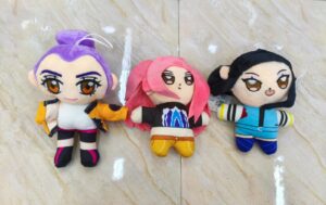 peluches de las guerreras.
