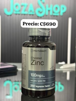 Zinc Quelado (Chelated Zinc) 100 mg