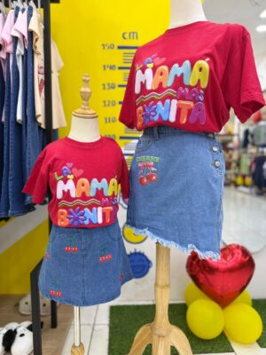 Camisas para mamá y hija.